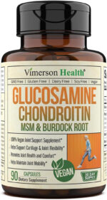 Glucosamine Chondroitin MSM Turmeric Boswellia - Joint Support Supplement. Antioxidant Properties. Helps with Inflammatory Response. Occasional Discomfort Relief for Back, Knees & Hands. 90 Capsules