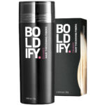 BOLDIFY Hair Fibers (56G) Fill in Fine and Thinning Hair for an Instantly Thicker & Fuller Look - Best Value & Superior Formula -14 Shades for Women & Men - DARK BROWN