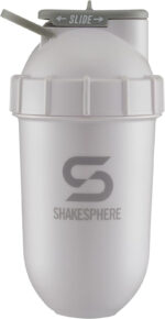 "SHAKESPHERE Tumbler: The Ultimate Protein Shaker and Smoothie Cup - 24 Oz of Blending Perfection, No Blending Ball Needed! - Fuel Your Workout with a Bladeless Blender Cup - Pre Workout Mixer for the Gym - Elegant Rose Gold Design"