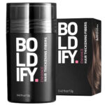 BOLDIFY Hair Fibers (56G) Fill in Fine and Thinning Hair for an Instantly Thicker & Fuller Look - Best Value & Superior Formula -14 Shades for Women & Men - DARK BROWN