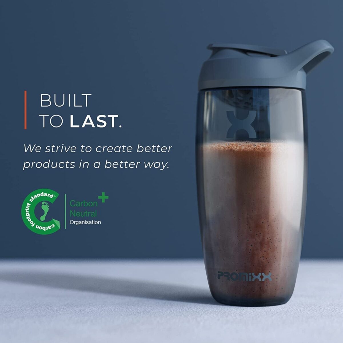 "Ultimate Protein Powerhouse: Promixx PURSUIT Gym Protein Shaker Bottle - Unleash Your Fitness Potential with Premium Sports Blender Bottles for Delicious Protein Mixes and Supplement Shakes - Effortless Cleaning, Unbreakable Protein Shaker Cup"