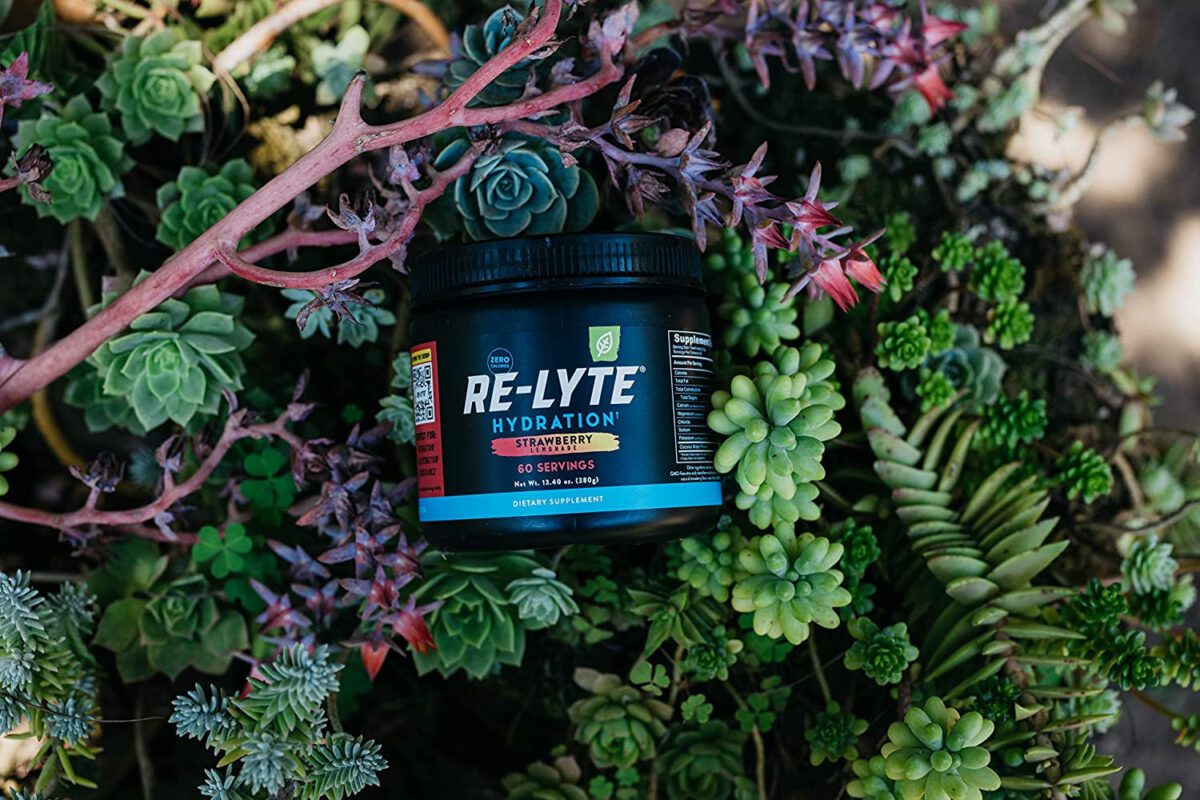 "Revitalize and Refresh with REDMOND Re-Lyte Hydration Electrolyte Mix - Irresistible Strawberry Lemonade Flavor!"