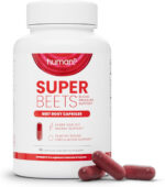 Superbeets Beet Root Capsules Quick Release 1000Mg - Supports Nitric Oxide Production, Blood Pressure – Clinically Studied Antioxidants 90 Count Non-Gmo Powder