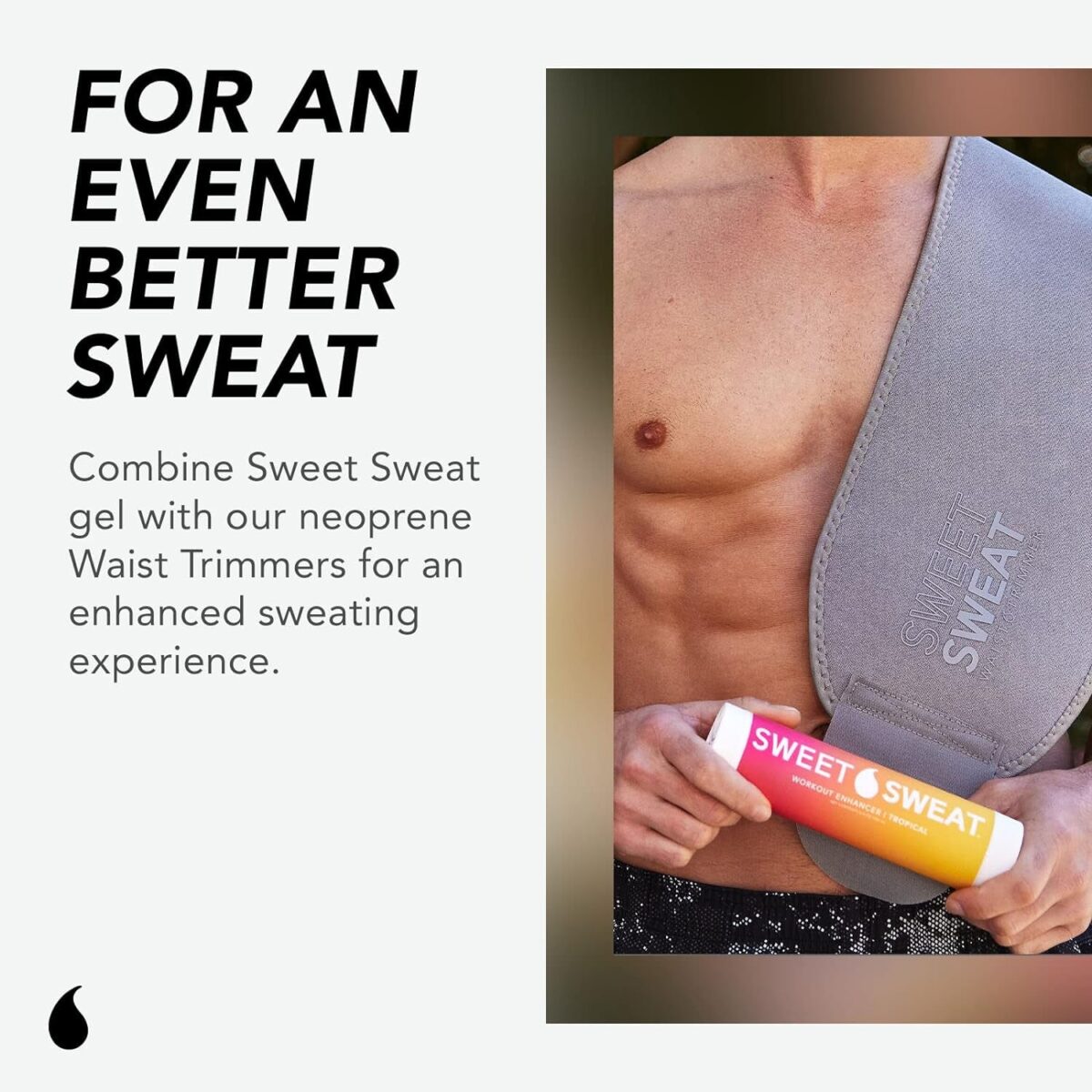 "Maximize Your Workout with Sweet Sweat Workout Enhancer - Accelerate Sweat Production for Intense Results, Boost Water Weight Loss, Perfectly Complements Sweet Sweat Waist Trimmer"