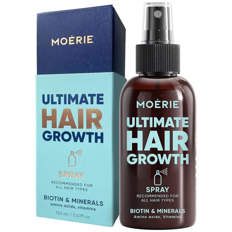 Ultimate Hair Growth Spray Designed to Strengthen & Stop Hair Loss - 100% Natural Serum for with over 100 Minerals, Vitamins & Amino Acids - Fresh Scent - 5.07 Fl. Oz