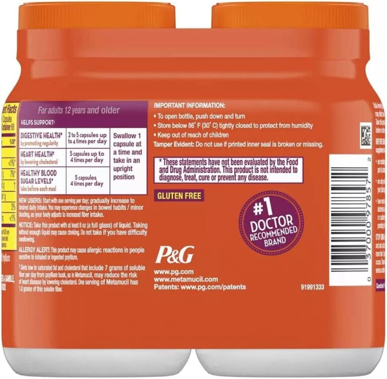 "Metamucil Fiber Therapy for Regularity - 170 Count (Pack of 2) - High-Quality Fiber Supplement"