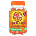 Metamucil Fiber Supplement Gummies -Plant-Based Fiber Blend Plant - Sugar Free Orange Flavor - 5g Prebiotic Plant Based Fiber Blend - 72 Ct