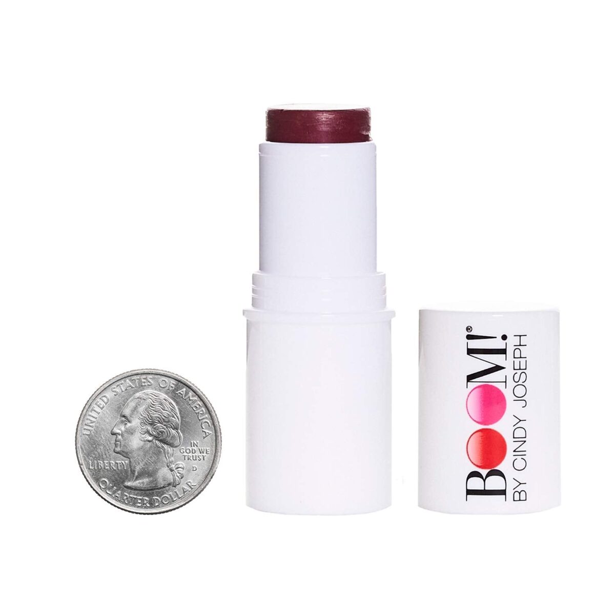 BOOM! by Cindy Joseph Cosmetics Boomstick Color - Lip & Cheek Tint Makeup Sticks for Older Women & Mature Skin - Cream Blush Stick for Cheeks & Lips