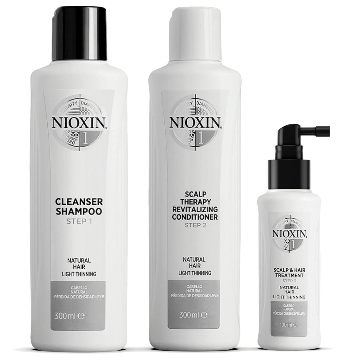 "Nioxin Hair Care System: Revitalize and Strengthen Your Hair, Say Goodbye to Thinning, 3 Months of Nourishing Care for Sensitive or Dry Scalp"