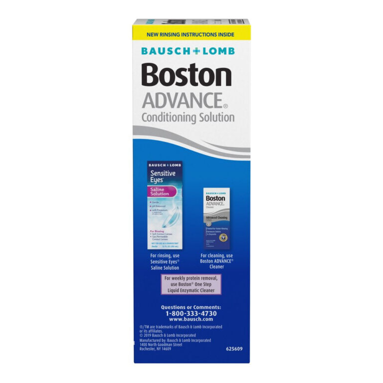 Boston ADVANCE Conditioning Contact Lens Solution for Rigid Gas Permeable Lenses – from Bausch + Lomb, 3.5 Fl. Oz.