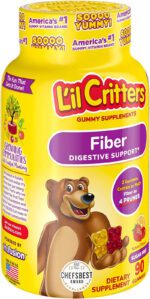 "L'il Critters Kids Fiber Gummy Bears Dietary Supplement, 90 Count"