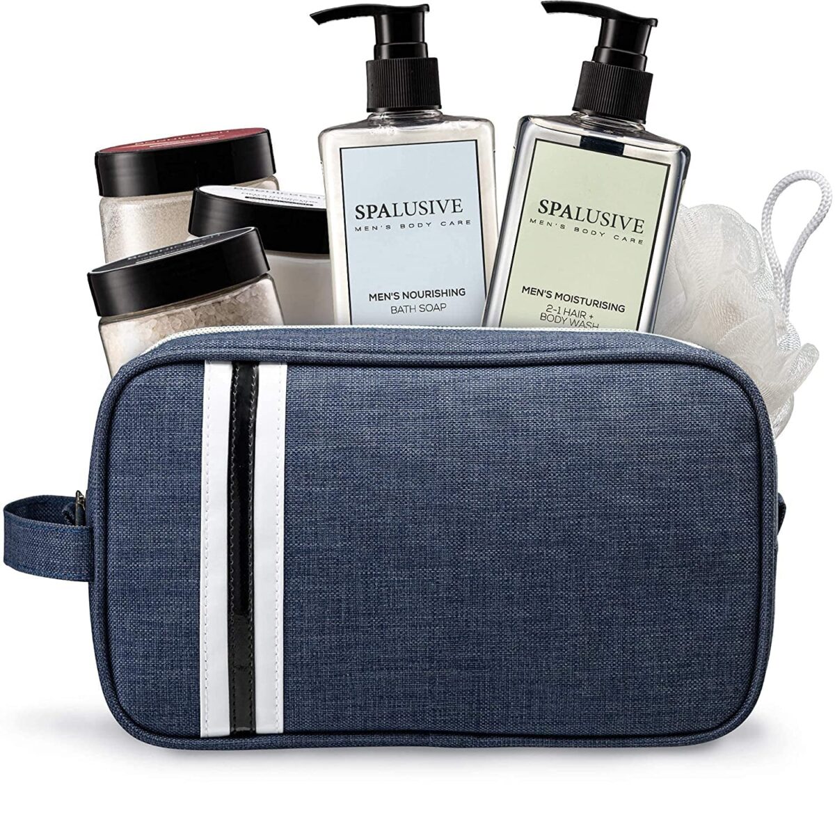 "Ultimate Men's Spa Experience - Exquisite Gift Set for Him - Perfect for Holidays, Birthdays, and Father's Day - Indulge in the Irresistible Scent of Fresh Sandalwood"