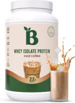 "Bloom Nutrition Chocolate Whey Isolate Protein Powder - The Ultimate Post-Workout Recovery Drink for a Healthy Gut - Low Carb, Keto-Friendly, and Zero Sugar Added!"