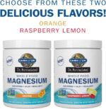 Garden of Life Dr. Formulated Whole Food Magnesium 419.5G Powder - Orange, Chelated, Non-Gmo, Vegan, Kosher, Gluten & Sugar Free Supplement with Probiotics - Best for Anti-Stress, Calm & Regularity - Free & Fast Delivery