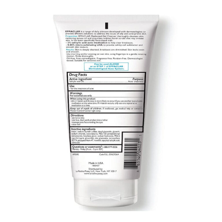 La Roche-Posay Effaclar Medicated Acne Gel Cleanser 6.76 Fl. Oz. (200Ml) - Free & Fast Delivery