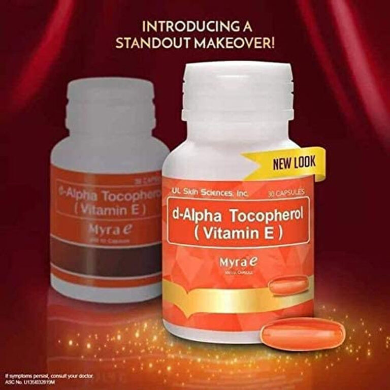 30 Capsules Myra E 400 IU Vitamin E