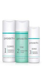 "Proactiv Complete Acne Skin Care Kit - 3 Step Treatment with Benzoyl Peroxide Face Wash, Repairing Spot Treatment, and Exfoliating Toner - 30 Day Program"