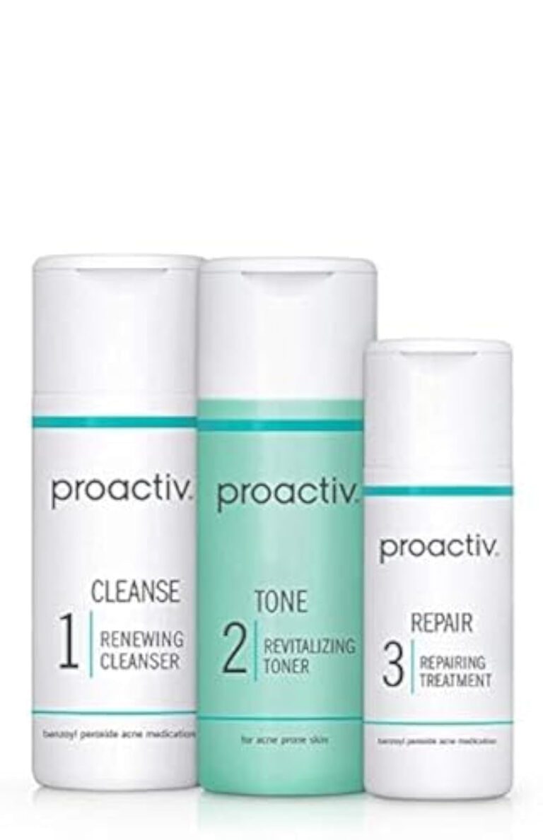 "Proactiv Complete Acne Skin Care Kit - 3 Step Treatment with Benzoyl Peroxide Face Wash, Repairing Spot Treatment, and Exfoliating Toner - 30 Day Program"