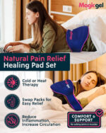 Ice Pack for Back Pain Relief | 2 Pack Lower Back Wrap for Hot or Cold Therapy | Relief for Lower Lumbar, Sciatic Nerve, Herniated or Degenerative Disc, Coccyx, Tailbone Pain