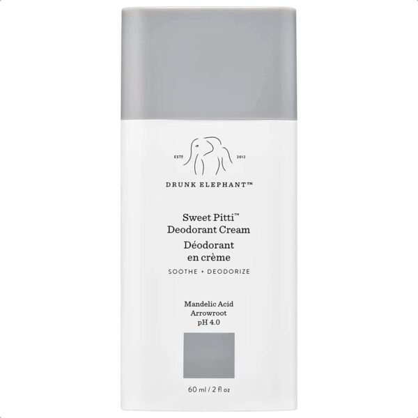 Drunk Elephant Sweet Pitti Deodorant Cream. Soothing and Moisturizing Underarm Deodorizing Cream (60 Ml / 2 Fl Oz)