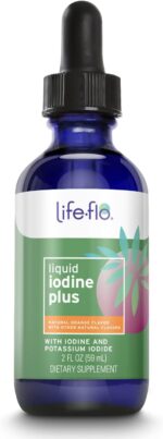 Life-Flo Liquid Iodine plus 150 Mcg, Iodine Supplement for Thyroid Support,* Healthy Energy & Metabolism Formula* with Iodine & Potassium Iodide, Unflavored Liquid Drops, Approx. 450 Servings, 2 Fl Oz