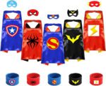 "Fera Superhero Capes and Accessories Set - Perfect Gifts for Boys and Girls, Ages 3-10, Ideal for Christmas and Halloween"