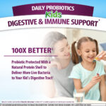 Digestive Advantage Kids Daily Probiotic Gummies, Natural Fruit Flavors - 80 Gummies