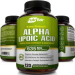 "Powerful Antioxidant Formula with Alpha Lipoic Acid, Grape Seed Extract, and Bioperine - Boost Your Health with Nutriflair's Premium Dietary Supplement - 120 Easy-to-Swallow Vegetarian Capsules"