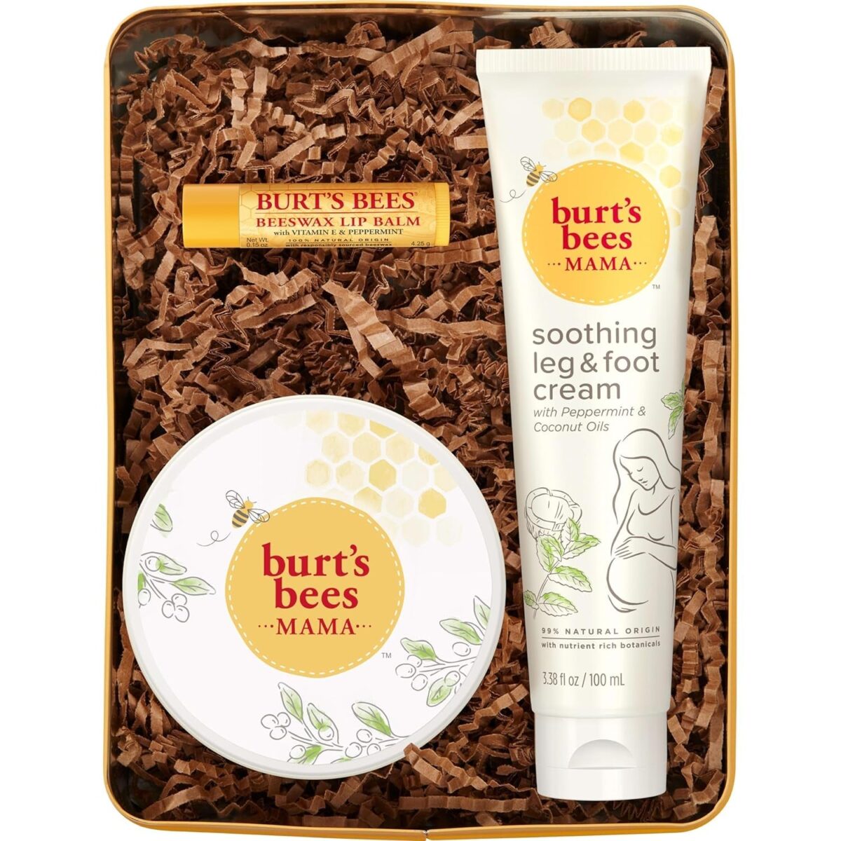 "Ultimate Holiday Skincare Set: Burt's Bees 6-Piece Stocking Stuffers - Pomegranate Lip Balm, Almond Milk & Honey Hand Creams, Coconut Foot Cream, Lemon Butter Cuticle Cream & Hand Salve"