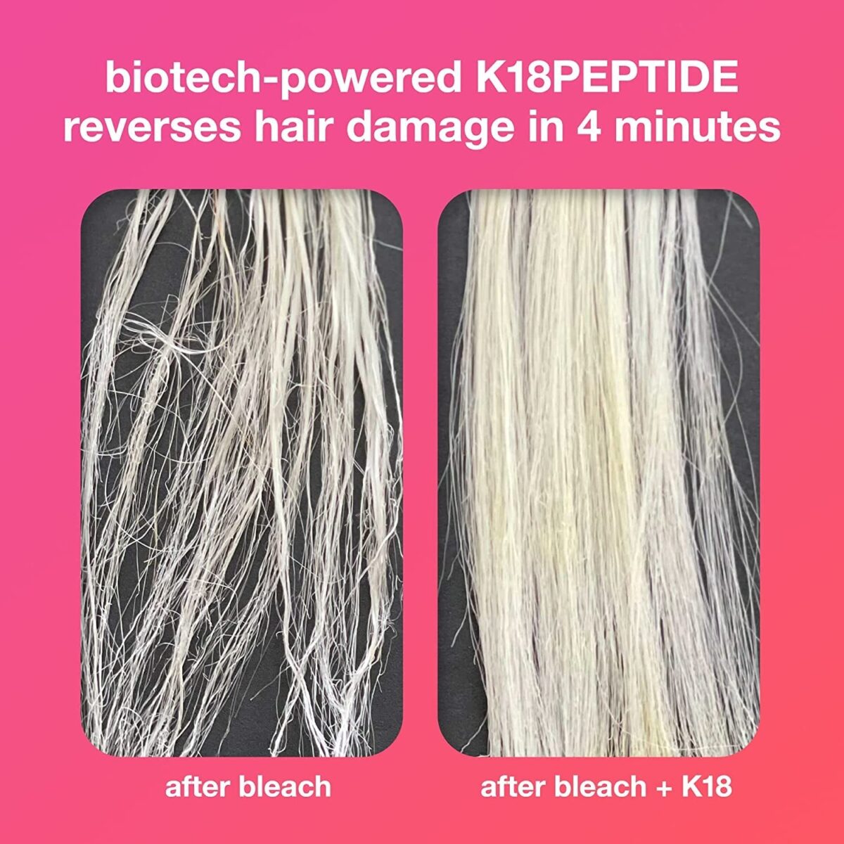 K18 Leave-In Repair Hair Mask Treatment to Repair Dry or Damaged Hair - 4 Minutes to Reverse Hair Damage from Bleach, Color, Chemical Services and Heat