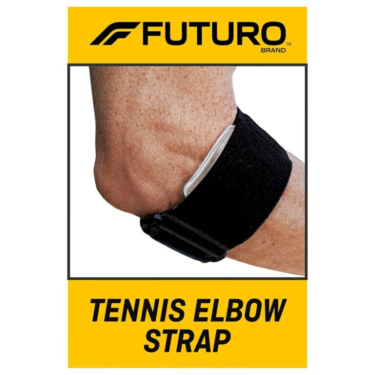 Tennis Elbow Strap, Provides Moderate Support to Weak, Sore and Injured Tendons, Adjustable