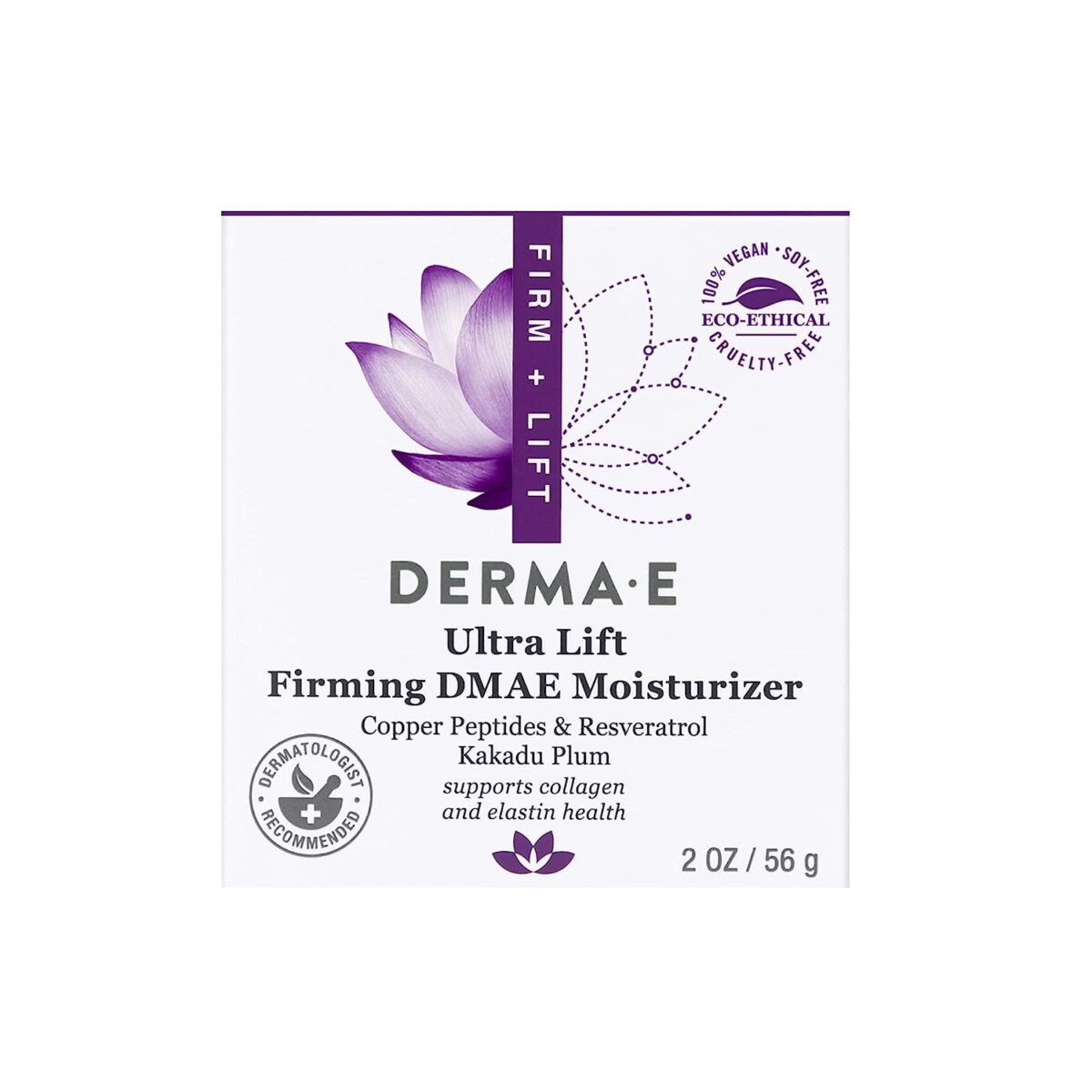 DERMA-E Firm + Lift , DMAE Moisturizer Alpha Lipoic Acid & C-Ester, 2Oz