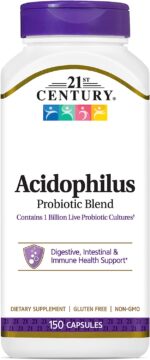 21St Century Acidophilus Probiotic Blend Capsules, 150 Count