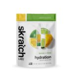 "Boost Your Performance with Skratch Labs Hydration Powder - Energizing Electrolytes for Exercise and Endurance - Refreshing Lemon + Lime Flavor - 20 Servings of Non-GMO, Vegan, and Kosher Goodness!"