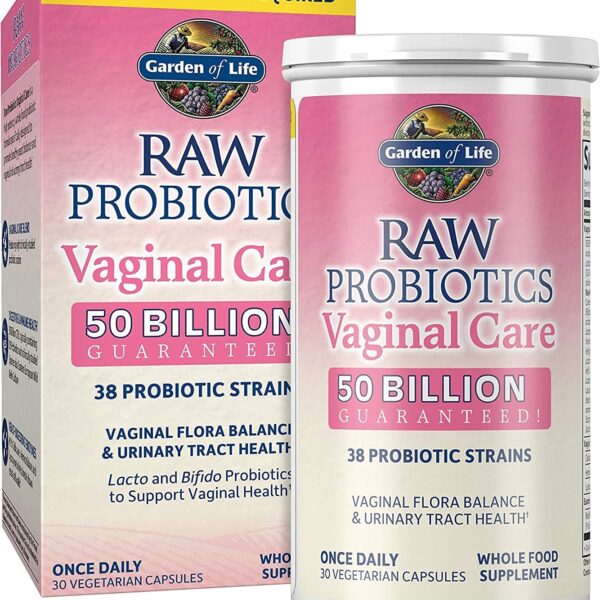 "Ultimate Vaginal Health Probiotics - 50 Billion CFU, Gluten Free, Shelf Stable - 30 Capsules"