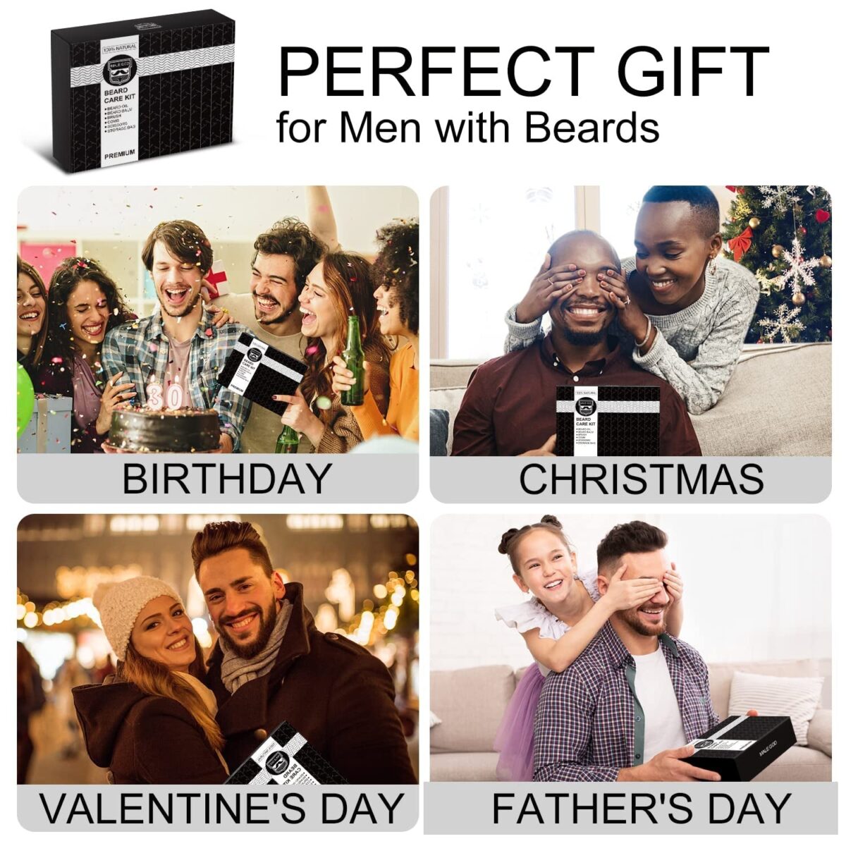 "Ultimate Beard Care Kit for the Modern Man - Perfect Christmas Gifts for Him!"