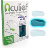 Aculief - Award Winning Natural Headache, Migraine, Tension Relief Wearable – Supporting Acupressure Relaxation, Stress Alleviation, Tension Relief and Headache Relief - 2 Pack (Green)