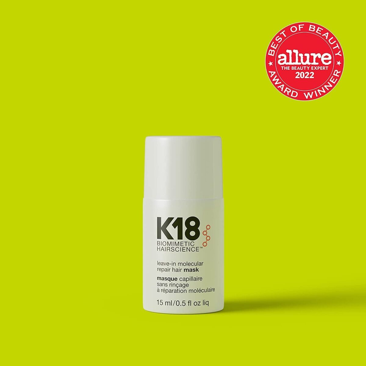 K18 Leave-In Repair Hair Mask Treatment to Repair Dry or Damaged Hair - 4 Minutes to Reverse Hair Damage from Bleach, Color, Chemical Services and Heat