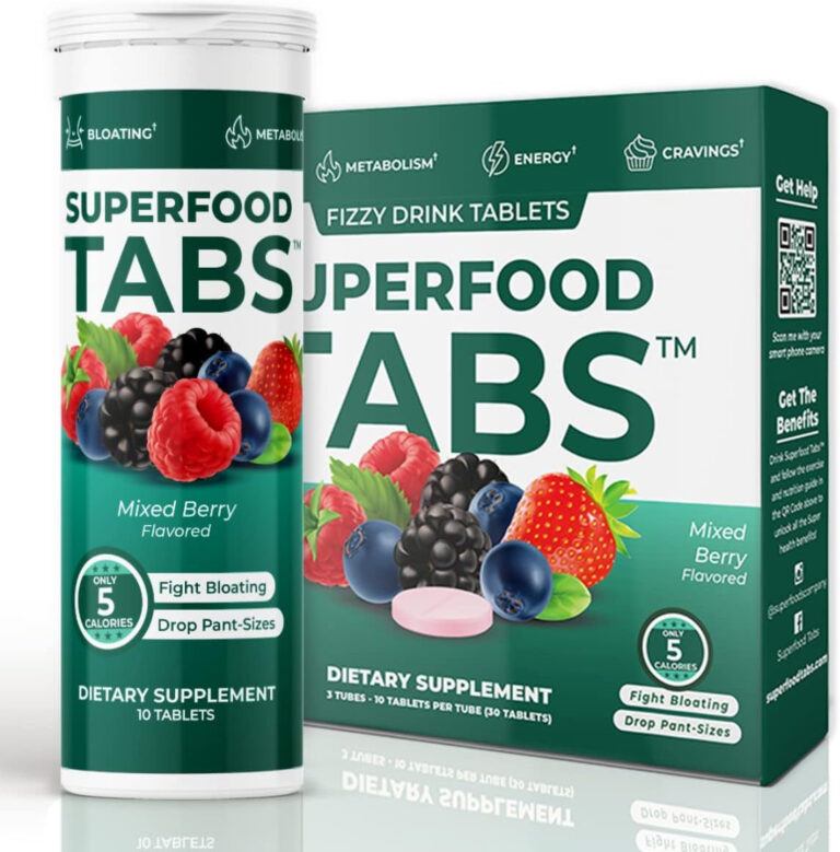 "Revitalize your body with Skinnytabs Superfood Tabs - the Ultimate Detox Cleanse Drink! Boost your metabolism, shed unwanted pounds, and say goodbye to bloating and digestive discomfort.