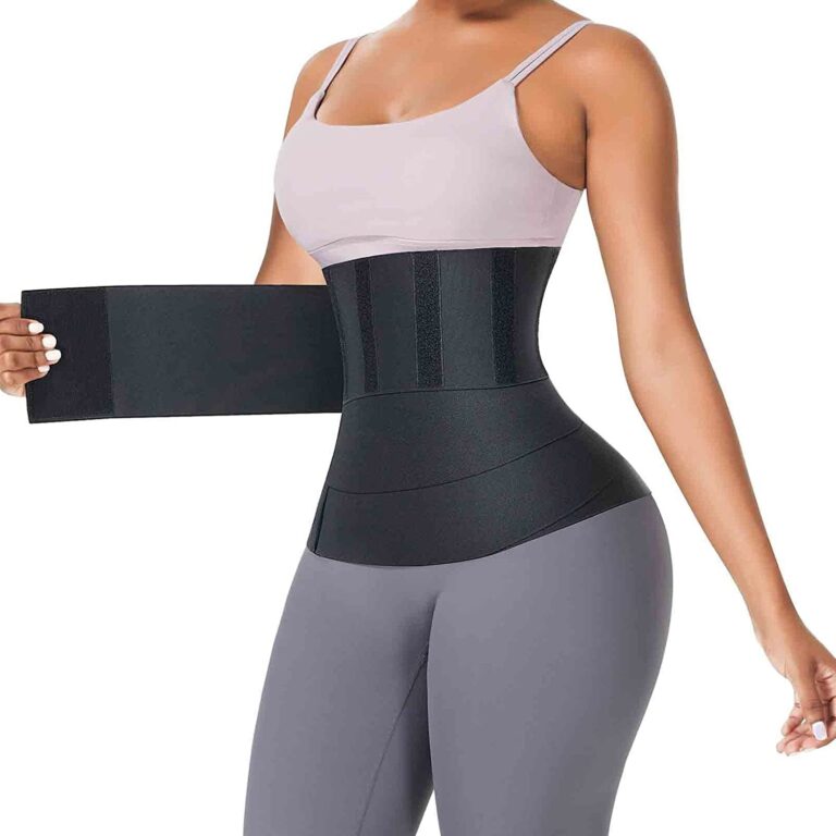 Feelingirl Waist Trainer for Women Sauna Belt Tummy Wrap plus Size Snatch Me up Bandage-High Quality Material