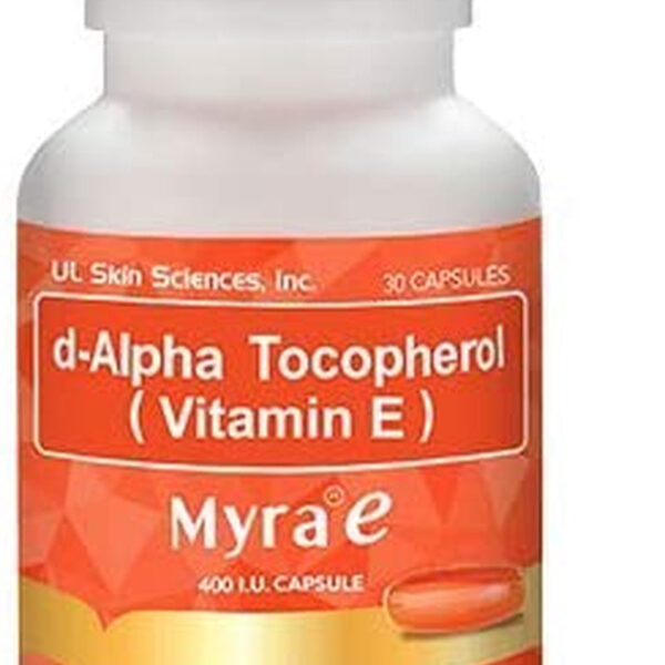 30 Capsules Myra E 400 IU Vitamin E