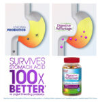 Digestive Advantage Daily Probiotic Gummies, Natural Fruit Flavors - 60 Gummies