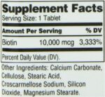 21St Century Biotin 10000 Mcg, 120 Tablets (Pack of 3)