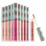 "Shimmering Beauty: Nicole Miller 10 Pc Lip Gloss Collection - Vibrant and Long-Lasting Colors for Women and Girls (Green)"