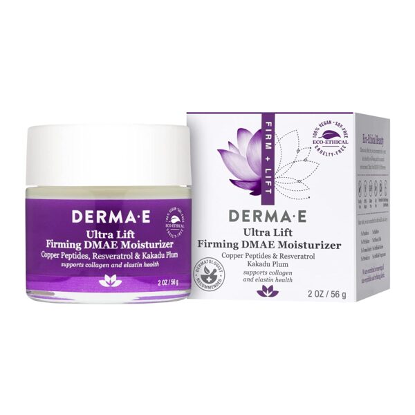 DERMA-E Firm + Lift , DMAE Moisturizer Alpha Lipoic Acid & C-Ester, 2Oz