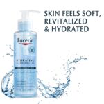 Eucerin Hydrating Cleansing Gel, Daily Facial Cleanser Formulated with Hyaluronic Acid, 6.8 Fl Oz