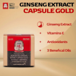 Korean Panax Red Ginseng Extract Gold 100 Capsules