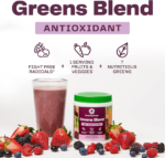 "Supercharge Your Health with Amazing Grass Greens Blend Antioxidant - Organic Super Greens Powder Smoothie Mix with Spirulina, Beet Root, Elderberry & Probiotics - Sweet Berry Flavor - 100 Servings!"