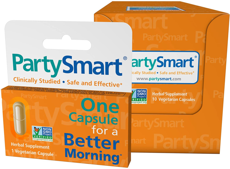 Himalaya Partysmart Provides Antioxidants for a Fun Night Out and a Better Tomorrow 250 Mg, 10 Capsules