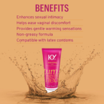 K-Y Warming Jelly Personal Lubricant (2.5 Oz), Premium Non-Greasy Warming Lube for Women, Men & Couples (Package May Vary)